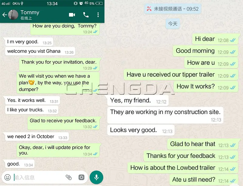 Customers Feedback of Foton 6x4 Dump Trucks