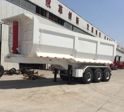  Side dump semi trailer 