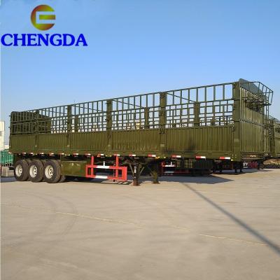 3 Axles Fence Stake Semi Trailer