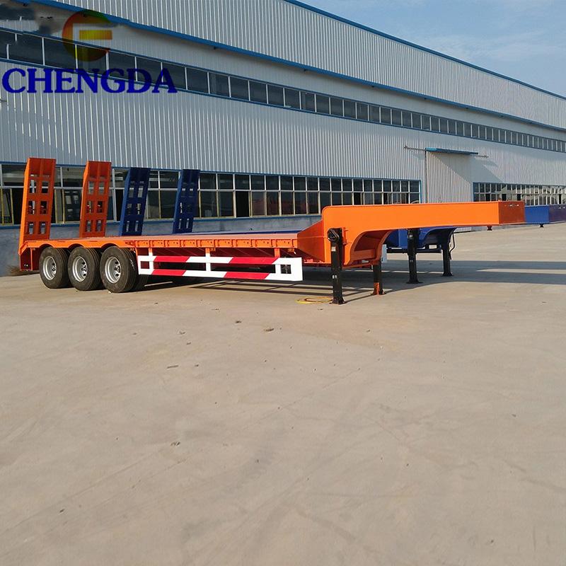 Heavy Duty Machine Transport Lowbed Trailers