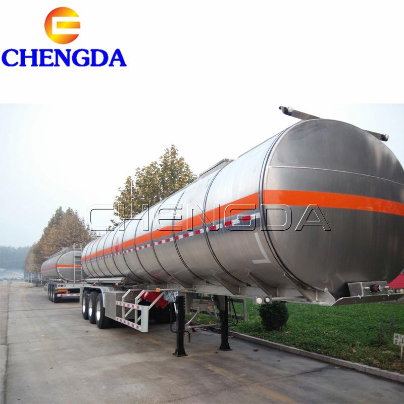 40000 Liters Aluminum Fuel Tanker Semi Trailers