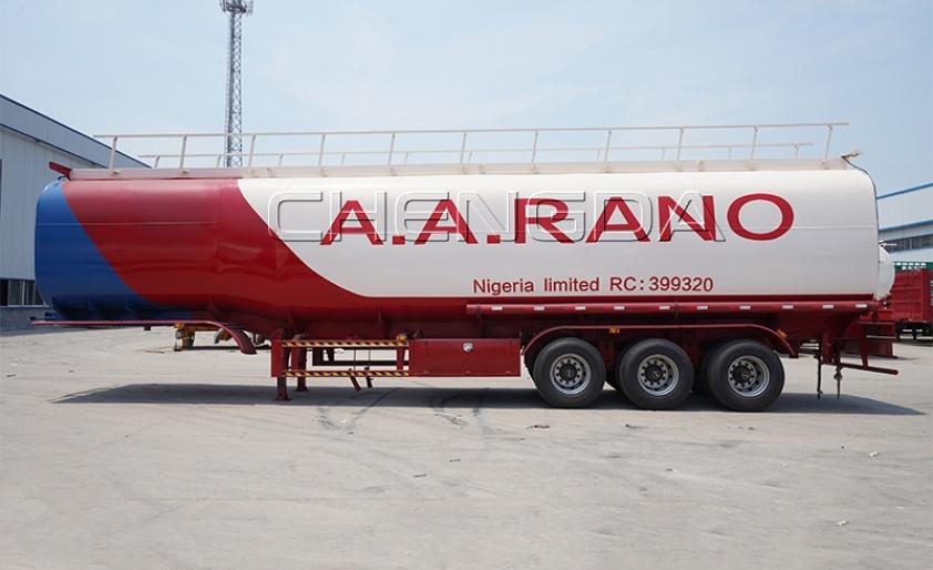3 ejes 45000 litros Fuel Tanker Trailers