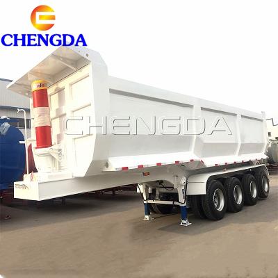4 Axle Rear Dump Tipper Semi Trailer