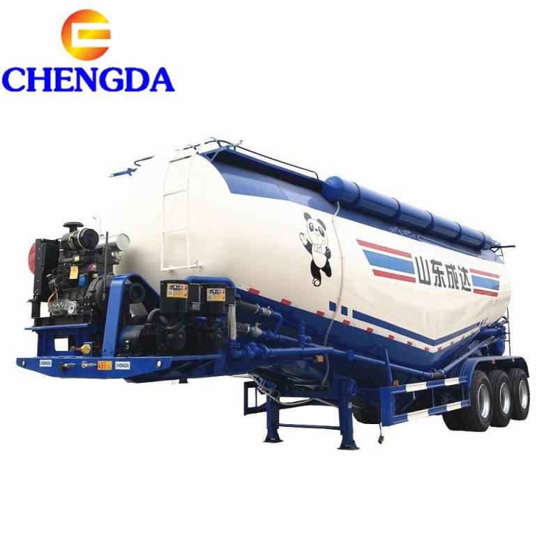 3 Axles 50 Tons Bulk Cement Trailer