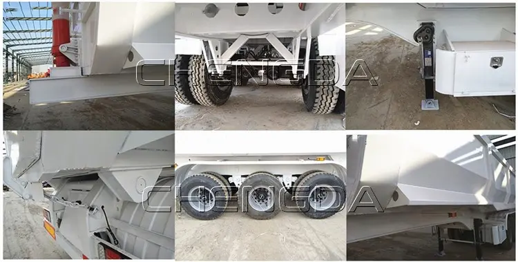 3 Axle Dumper Semi Trailer
