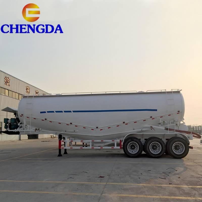3 Axles 60 Tons Bulk Cement Semi Trailer