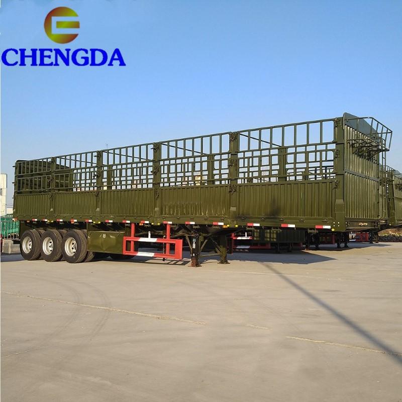 3 Axles Fence Stake Semi Trailer