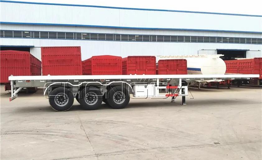 3 Axle 53ft Flatbed Semi Trailer