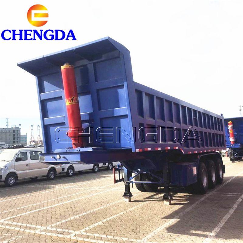 3 Axles End Dump Trailer for Sale