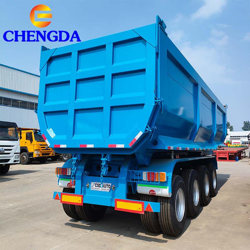 Side tipper trailer