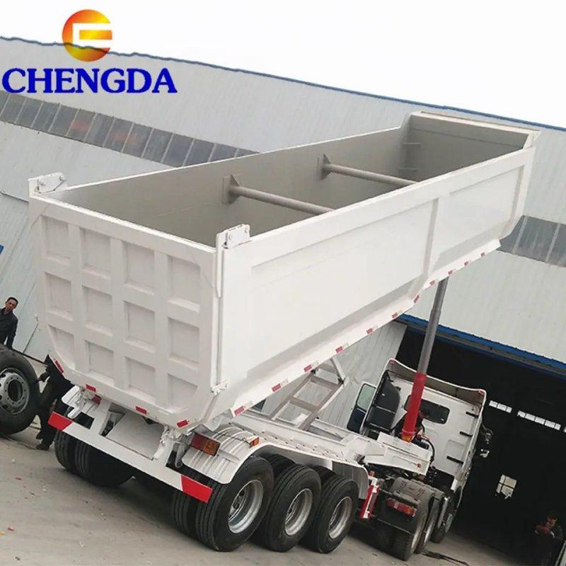 3 Axle End Dump Semi Trailer