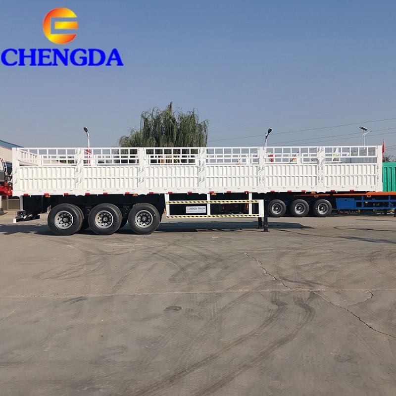 Transporting Stake Fence Semi Trailer
