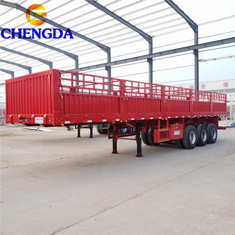 3 Axles 40tons Fence Semi Trailer