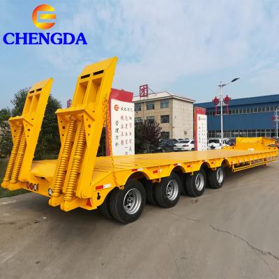 4 Axles Lowboy Trailers