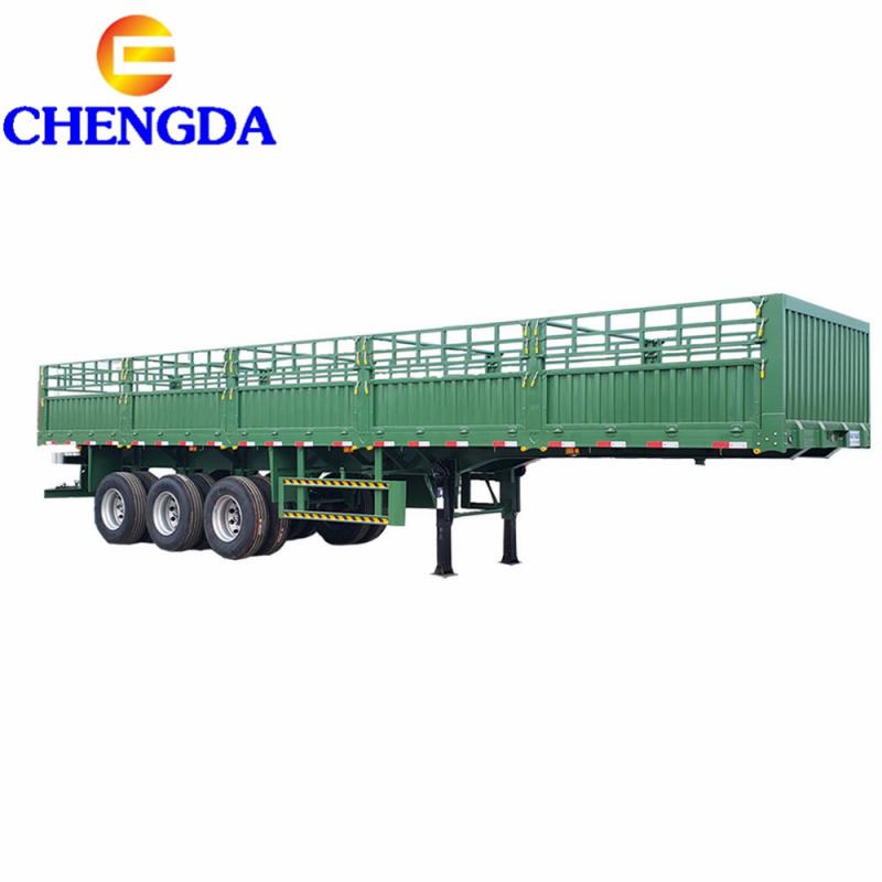 Tri Axles 13m Fence Semi Trailer