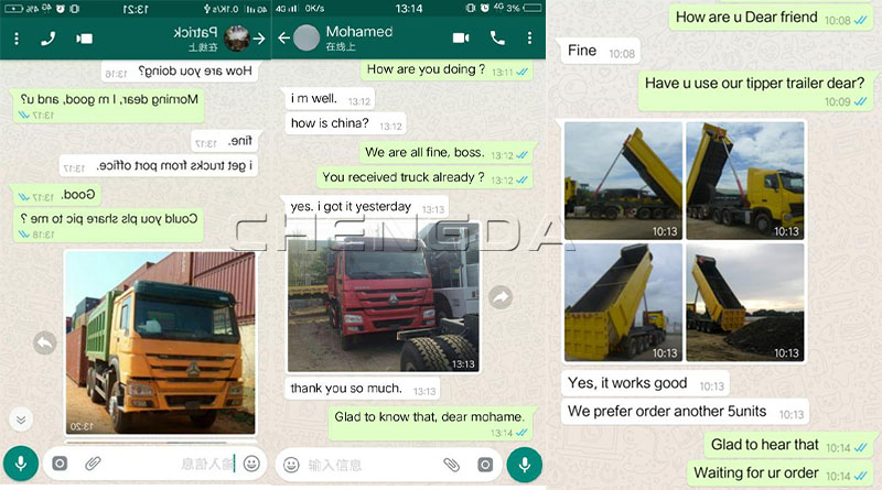 Howo Used Dump Truck 8*4 371hp Feedback