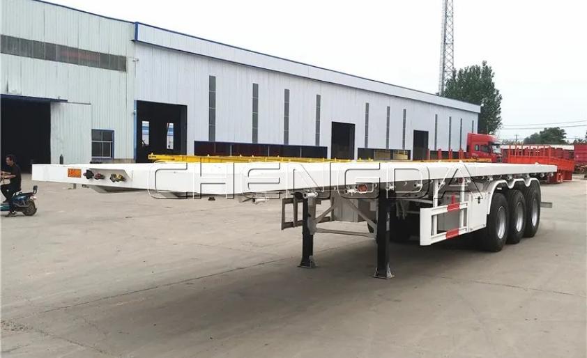 3 Axle 53ft Flatbed Semi Trailer