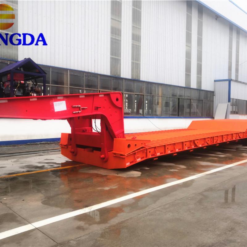 Detachable Gooseneck Low bed Trailer