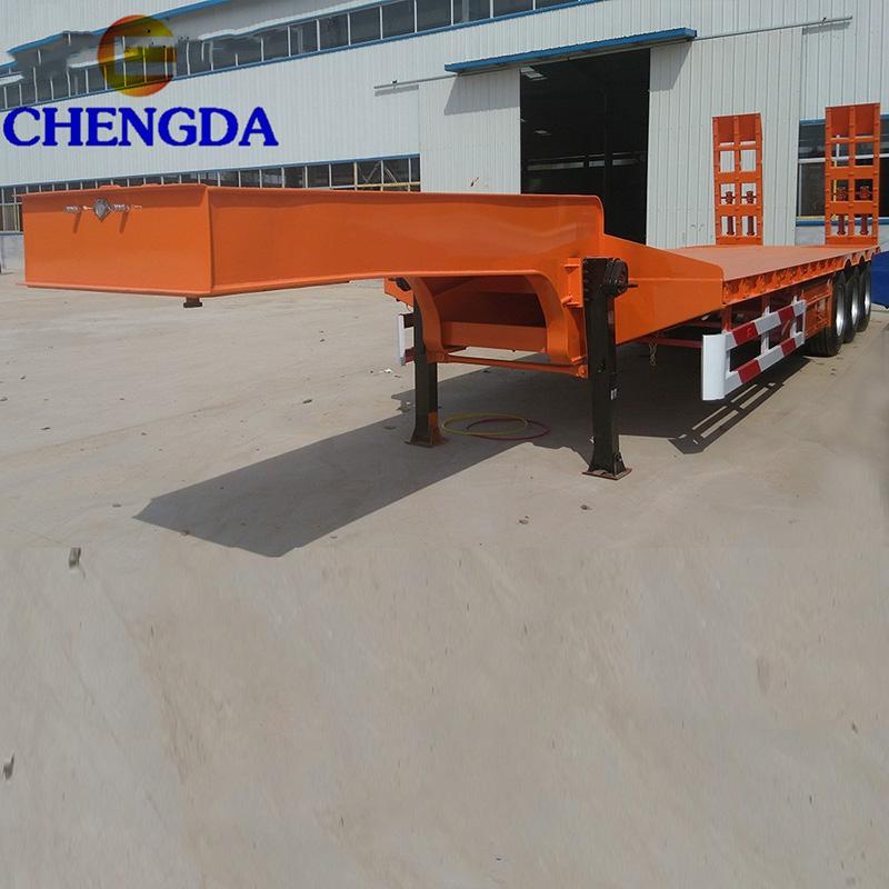 Heavy Duty Machine Transport Lowbed Trailers