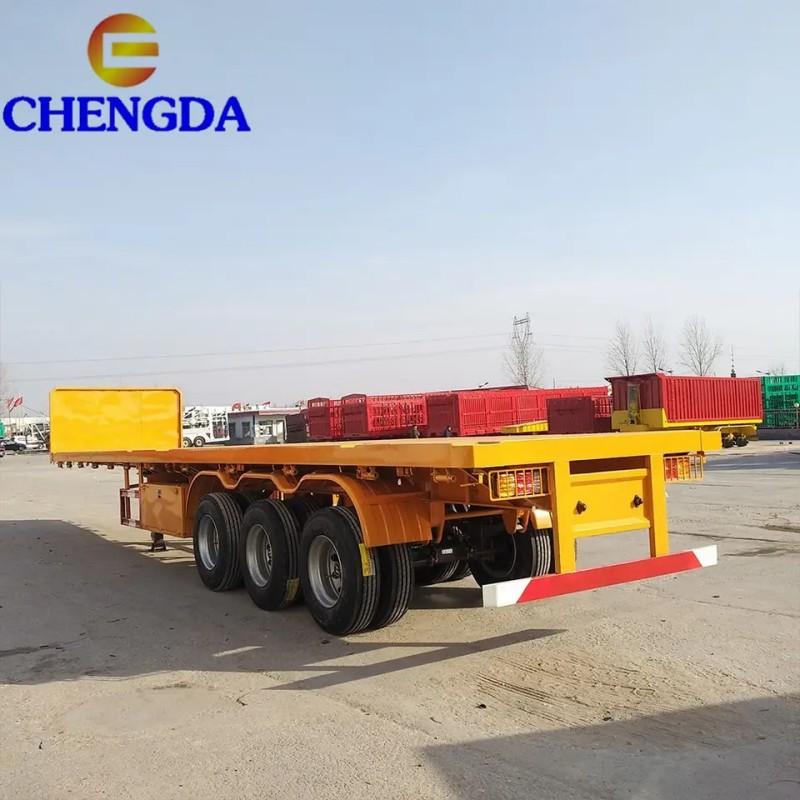 3 Axle 20ft Flatbed Trailer