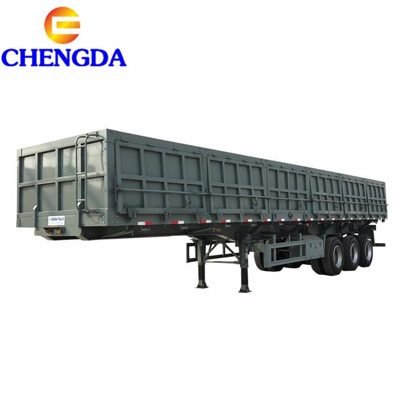 3 Axle Side Dump Tipper Semi Trailer